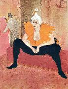 Seated Clown Henri  Toulouse-Lautrec
